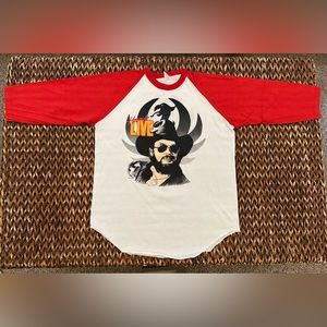 Vintage Hank Williams Jr Live Tour tshirt. Size Large.